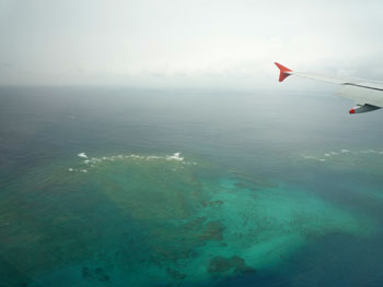 碧い海